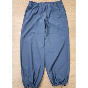 Under Armour Track Pants Mens XL Loose blur Parachute Ankle Tie Wind Heatgear